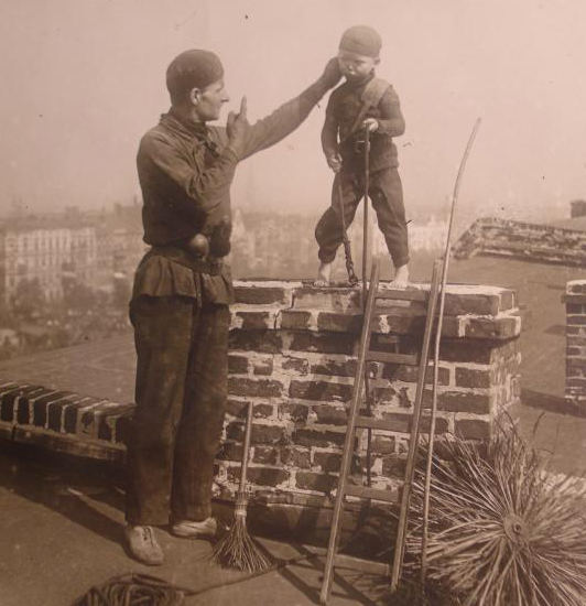 Child chimney sweep